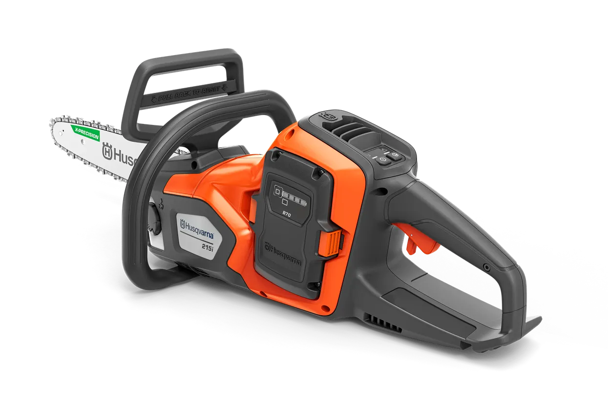 Husqvarna 215i cu acumulator și încărcător