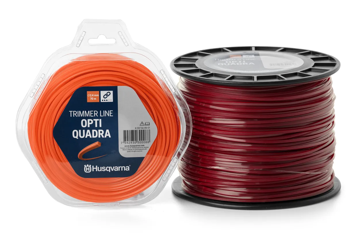 Fir Trimmy 2.4 mm x 210 m Husqvarna Opti Quadra | Portocaliu