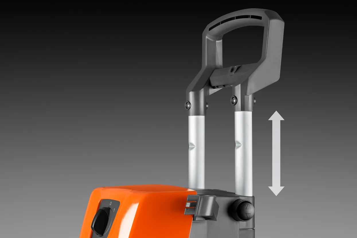 Mâner telescopic din aluminiu