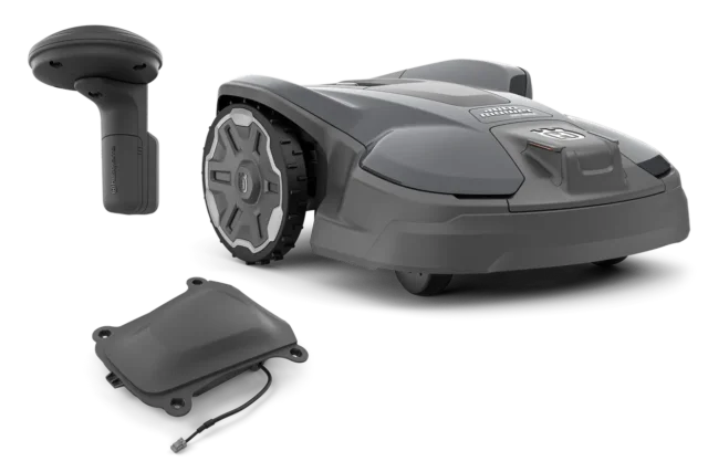 PACHET: Husqvarna Automower® 320 NERA + stație de referință + modul EPOS